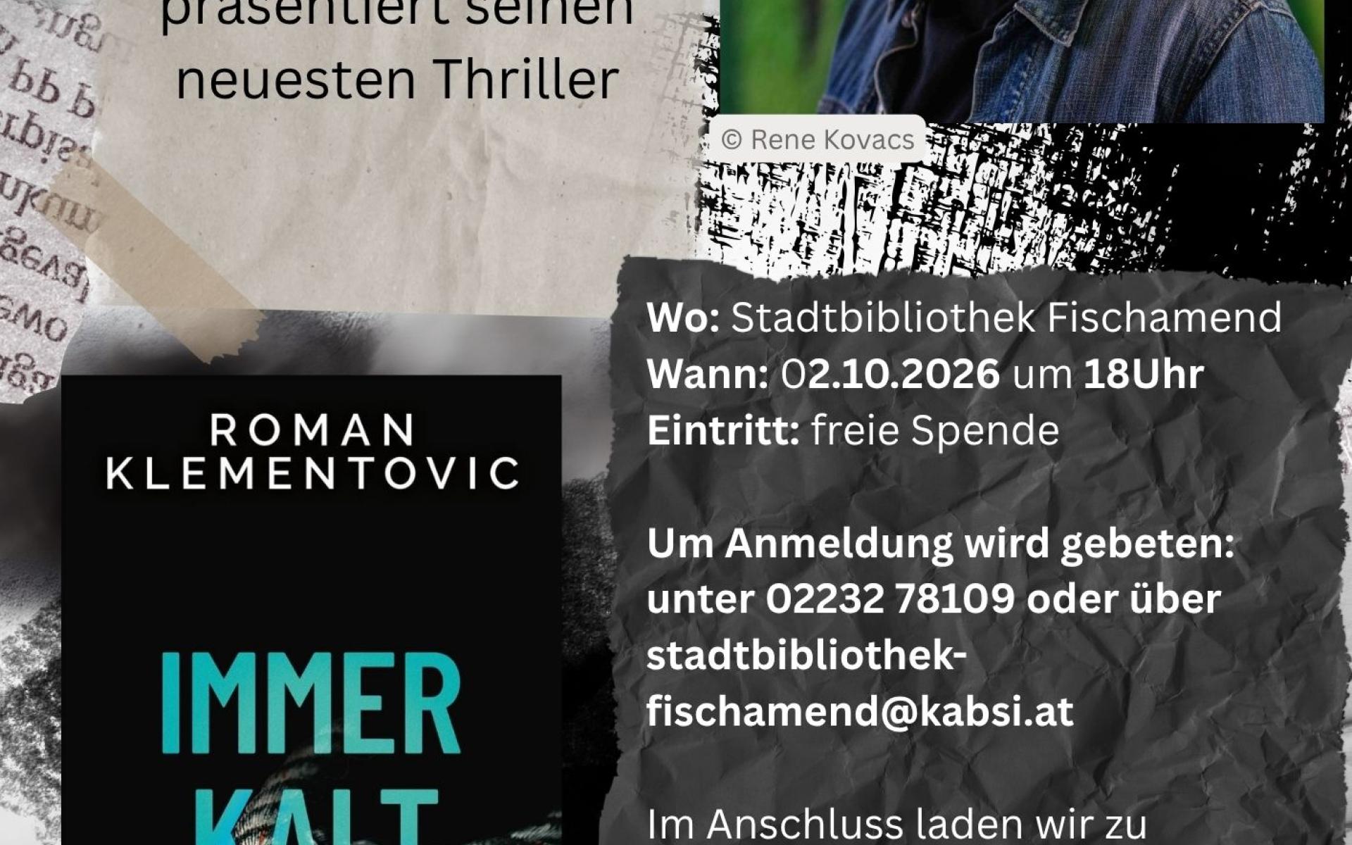Bild des Autors und vom Cover des Buches