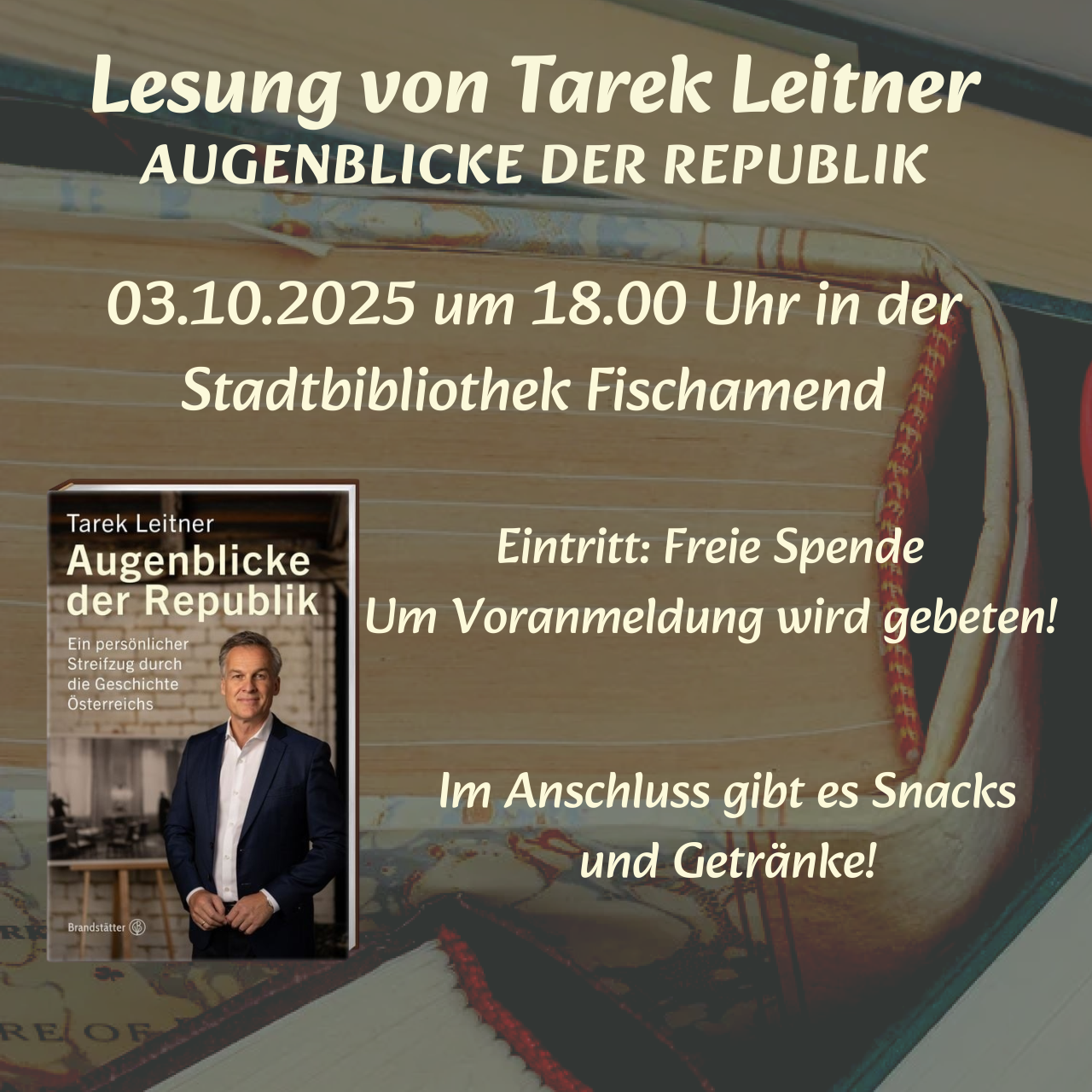 Lesung Tarek Leitner
