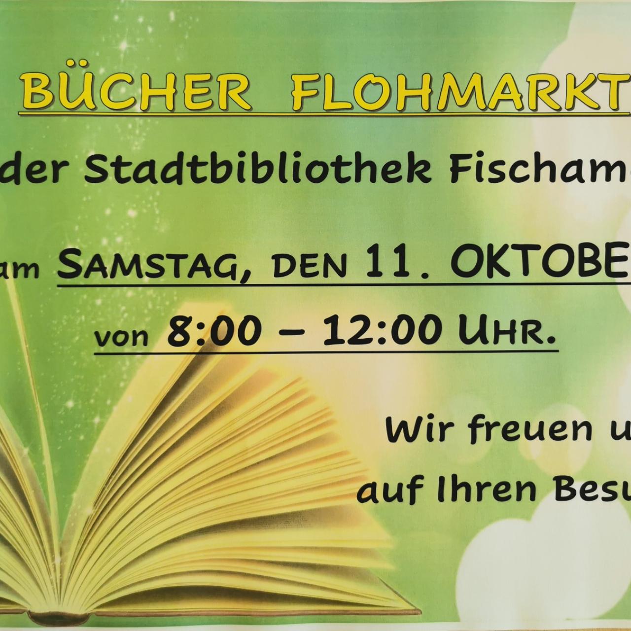 Bücherflohmarkt Einladung