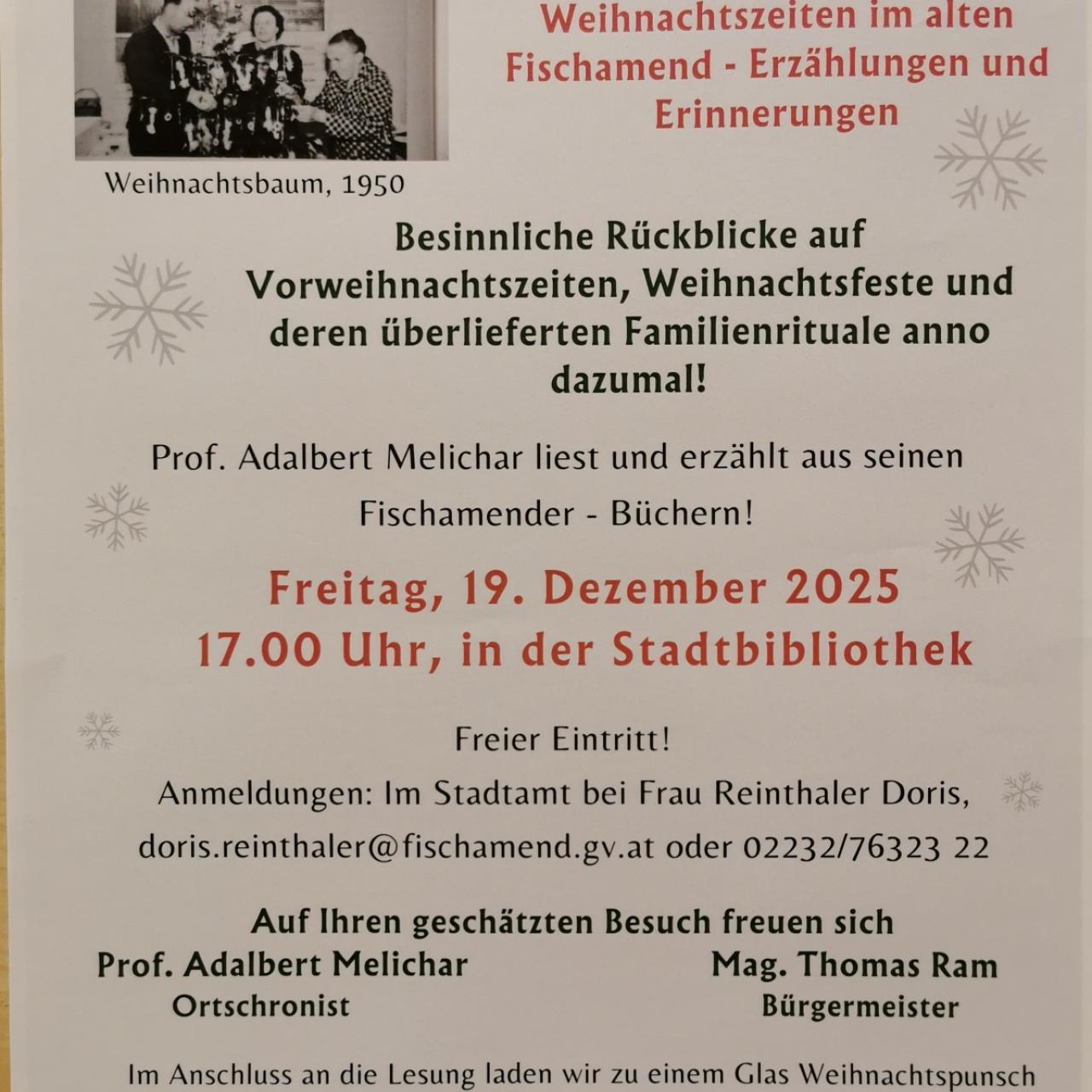 Besinnliche Weihnachtslesung
