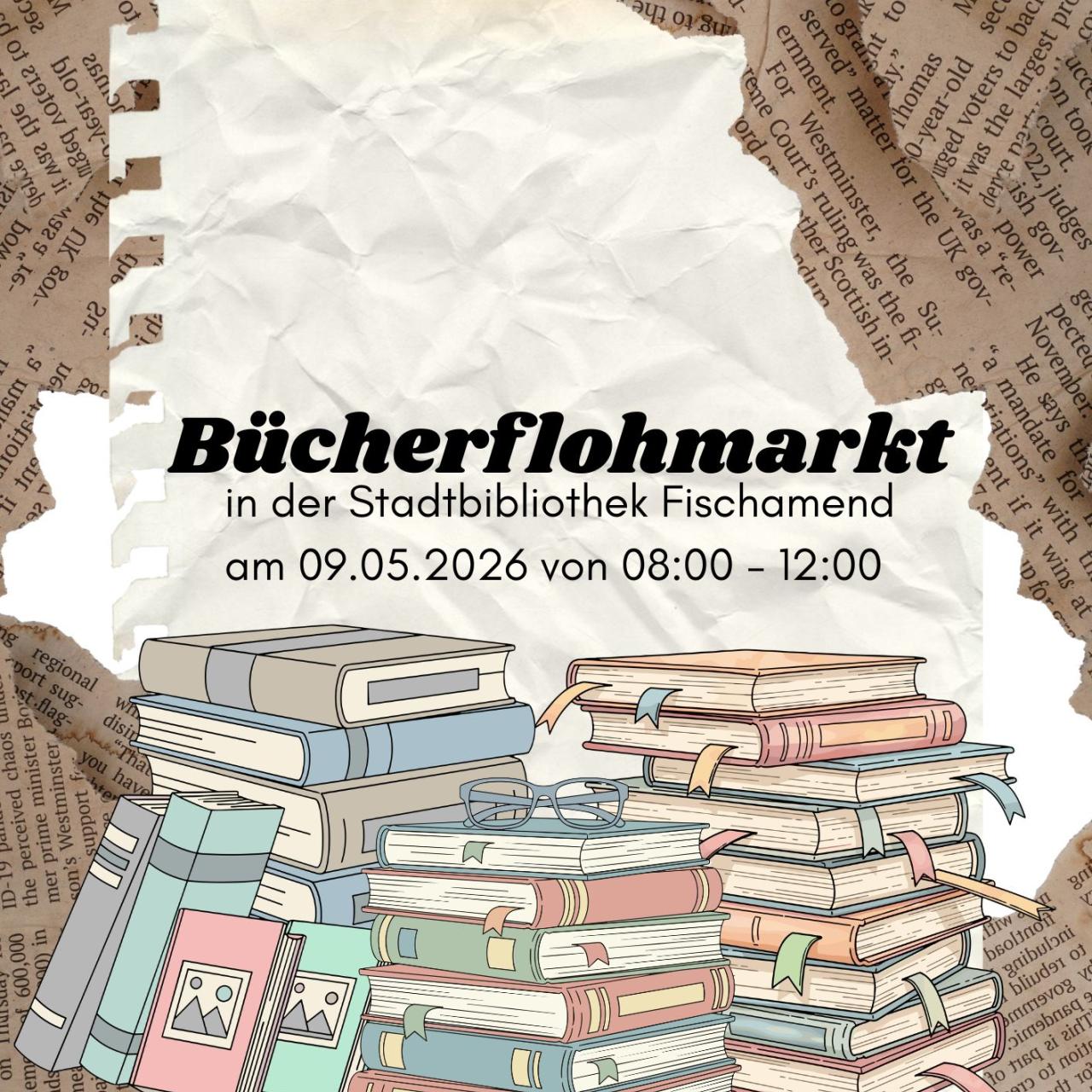 Daten des Bücherflohmarkts